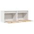 Armarios de pared 2 uds madera maciza pino blanco 45x30x35