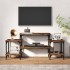 Mueble para TV madera contrachapada roble ahumado 117x35x52