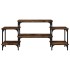 Mueble para TV madera contrachapada roble ahumado 117x35x52