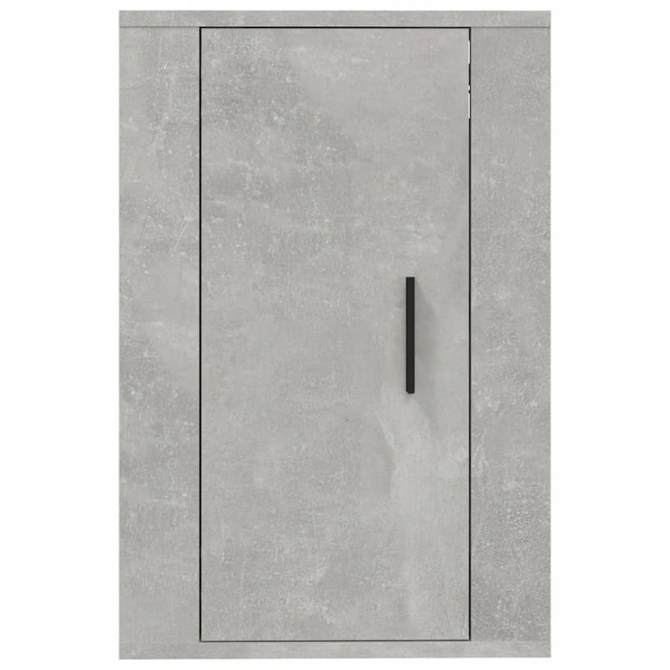 Muebles para TV de pared 2 uds gris hormigón 40x34,5x60