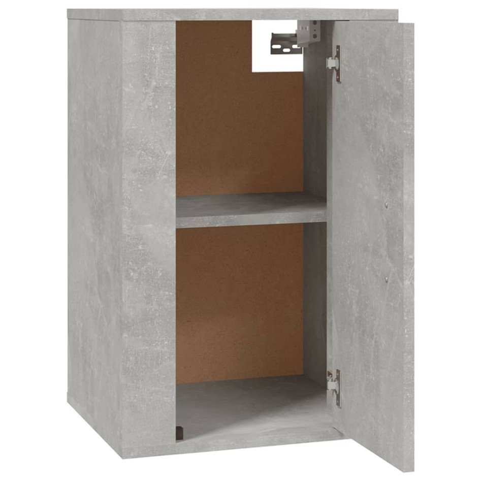 Muebles para TV de pared 2 uds gris hormigón 40x34,5x60