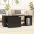 Mesa de centro madera contrachapada negro 100x50,5x35