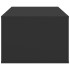 Mesa de centro madera contrachapada negro 100x50,5x35
