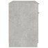 Escritorio de madera contrachapada gris hormigón 100x50x75