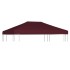 Toldo de cenador burdeos 310 g/m² 3x4