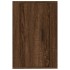 Muebles para TV de pared 2 uds roble marrón 40x34,5x60