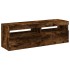 Muebles de TV con luces LED 2 uds roble ahumado 60x35x40