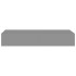 Estantes de pared con cajón 2 uds MDF gris 60x23,5x10