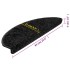 Alfombras de peldaños de escalera 15 uds negro 65x21x4