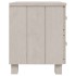 Mesitas de noche 2 uds HAMAR pino macizo blanco 40x35x44,5
