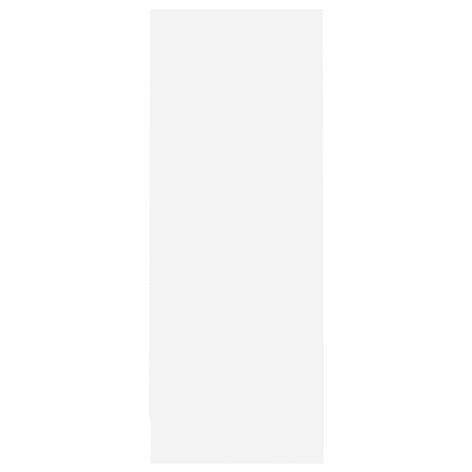 Mueble zapatero de madera contrachapada blanco 60x35x92