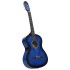 Guitarra clásica para principiantes madera de tilo azul 4/4