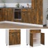 Armario bajo de cocina madera ingeniería roble