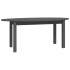 Mesa de centro de madera maciza de pino gris 110x55x45