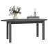 Mesa de centro de madera maciza de pino gris 110x55x45
