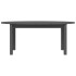Mesa de centro de madera maciza de pino gris 110x55x45