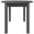 Mesa de centro de madera maciza de pino gris 110x55x45