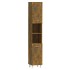 Armario de baño madera contrachapada roble ahumado 30x30x179