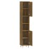Armario de baño madera contrachapada roble ahumado 30x30x179