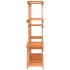 Soporte para flores de madera maciza abeto 110x25x110,5