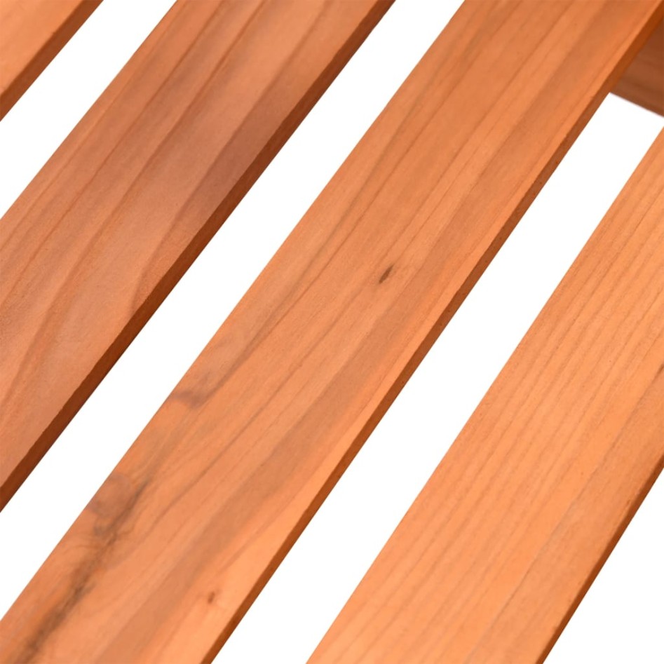 Soporte para flores de madera maciza abeto 110x25x110,5