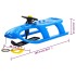 Trineo con volante polipropileno azul 102,5x40x23
