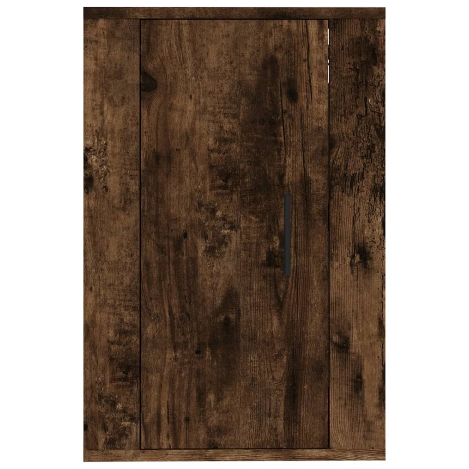 Muebles para TV de pared 2 uds roble ahumado 40x34,5x60