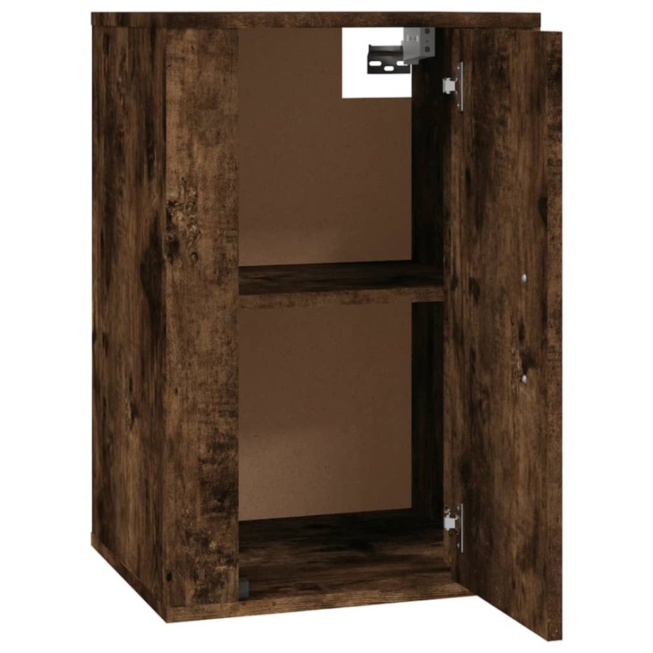 Muebles para TV de pared 2 uds roble ahumado 40x34,5x60
