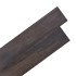 Lamas para suelo autoadhesivas PVC marrón oscuro 5,02 m² 2