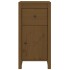 Aparadores 2 uds madera maciza de pino marrón miel 40x35x80