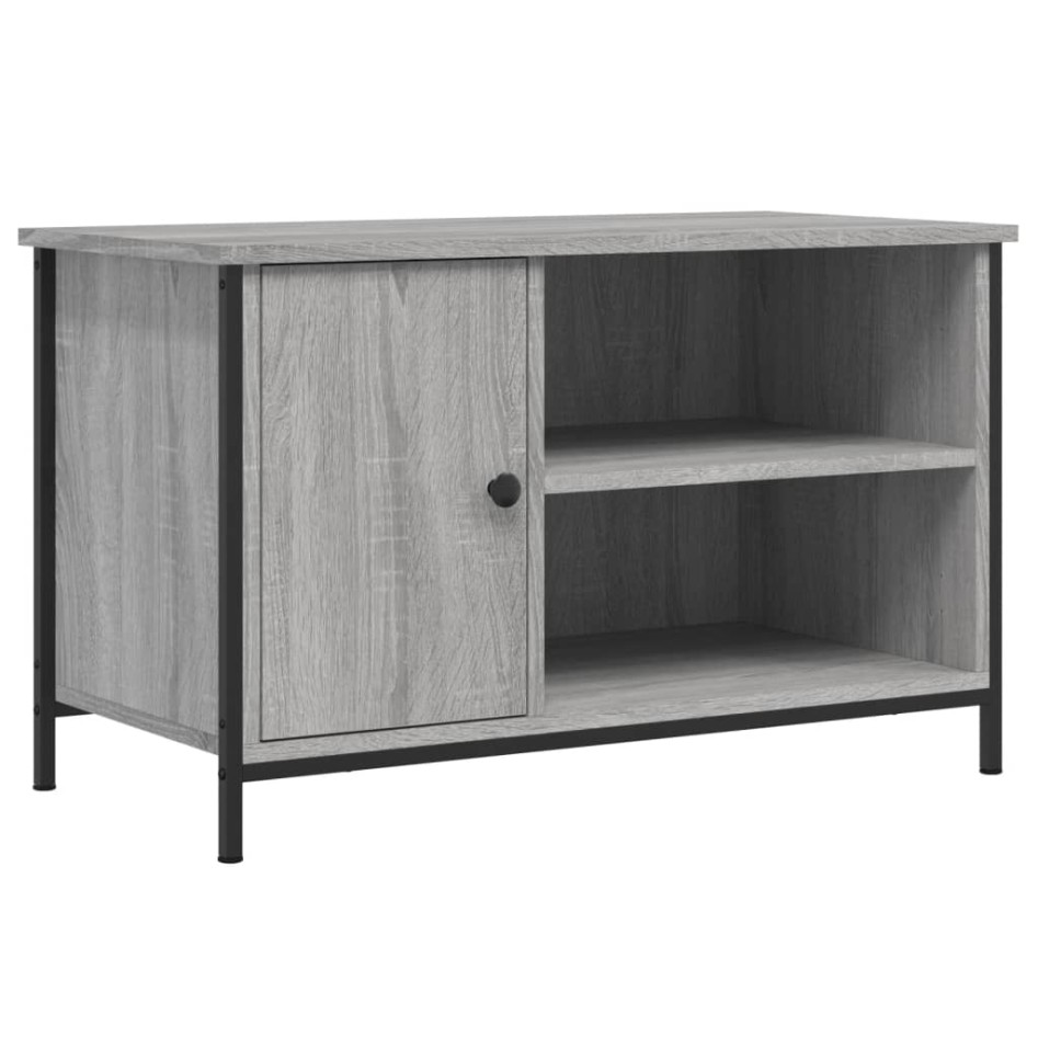 Mueble para TV madera contrachapada gris Sonoma 80x40x50