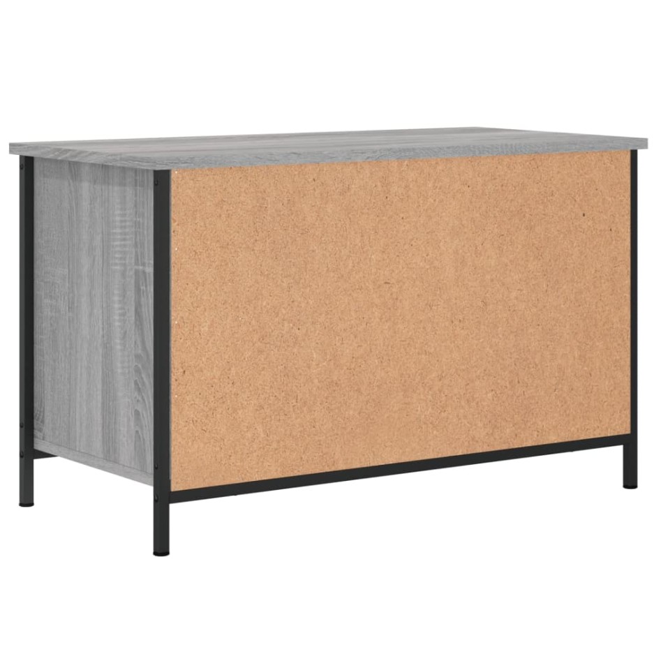 Mueble para TV madera contrachapada gris Sonoma 80x40x50