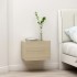 Mesitas de noche 2 uds contrachapada color roble 40x30x30