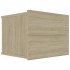 Mesitas de noche 2 uds contrachapada color roble 40x30x30