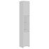 Armario de baño madera contrachapada blanco 30x30x183,5