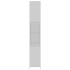 Armario de baño madera contrachapada blanco 30x30x183,5