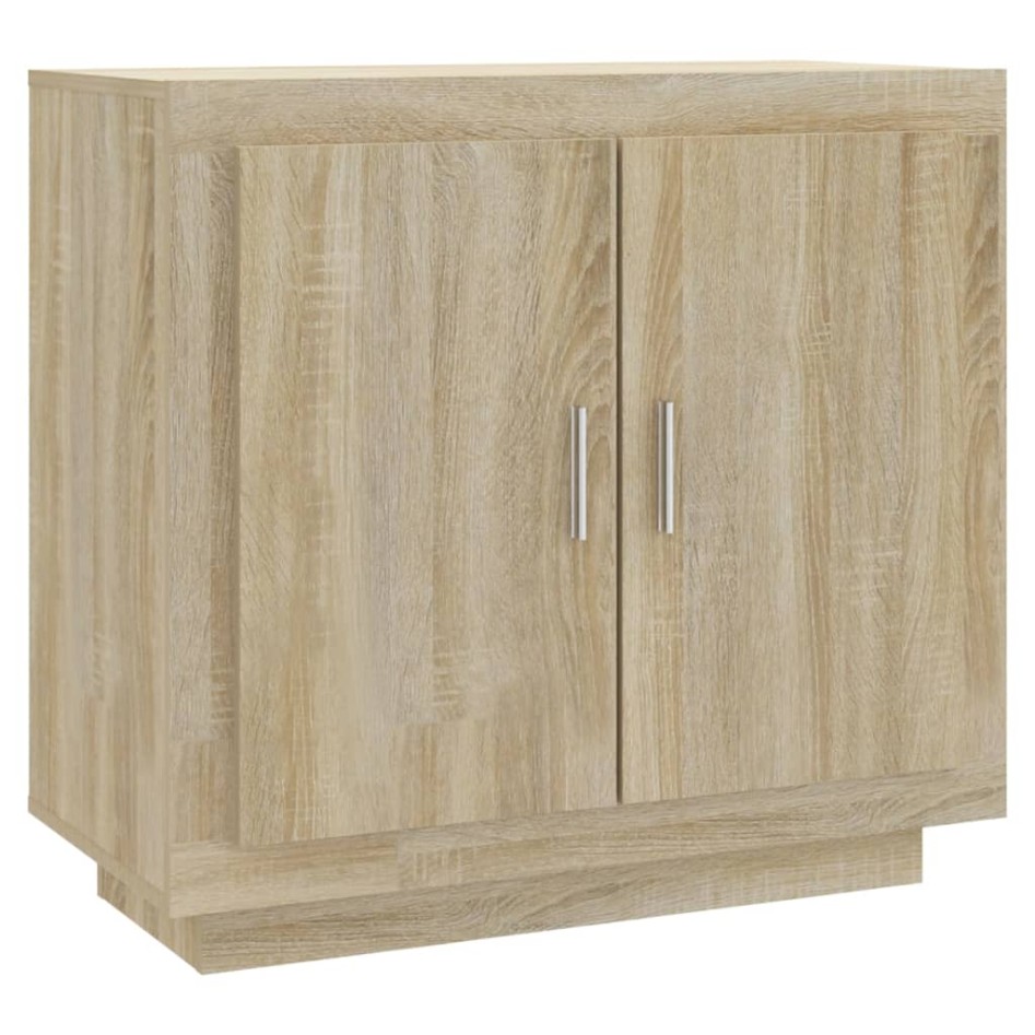 Aparador de madera contrachapada roble Sonoma 80x40x75