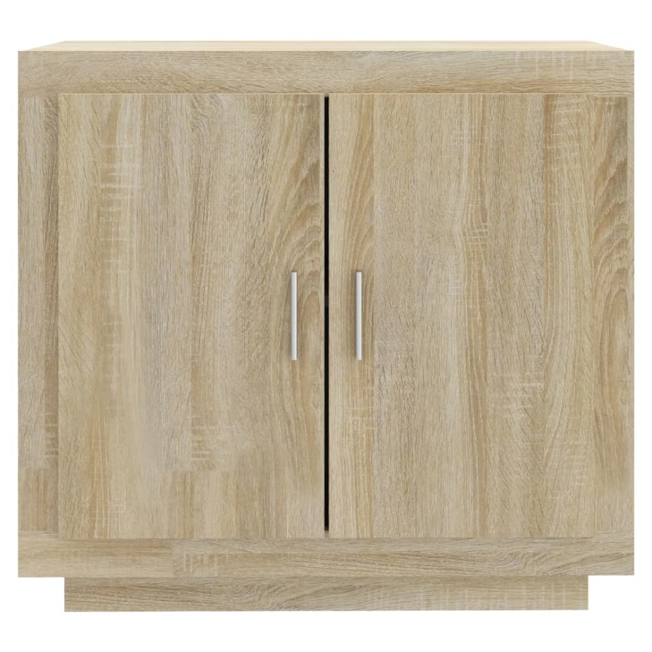 Aparador de madera contrachapada roble Sonoma 80x40x75