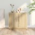 Aparador de madera contrachapada roble Sonoma 80x40x75