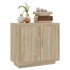 Aparador de madera contrachapada roble Sonoma 80x40x75