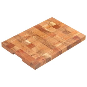 Tabla de cortar de madera maciza de acacia 50x34x3,8