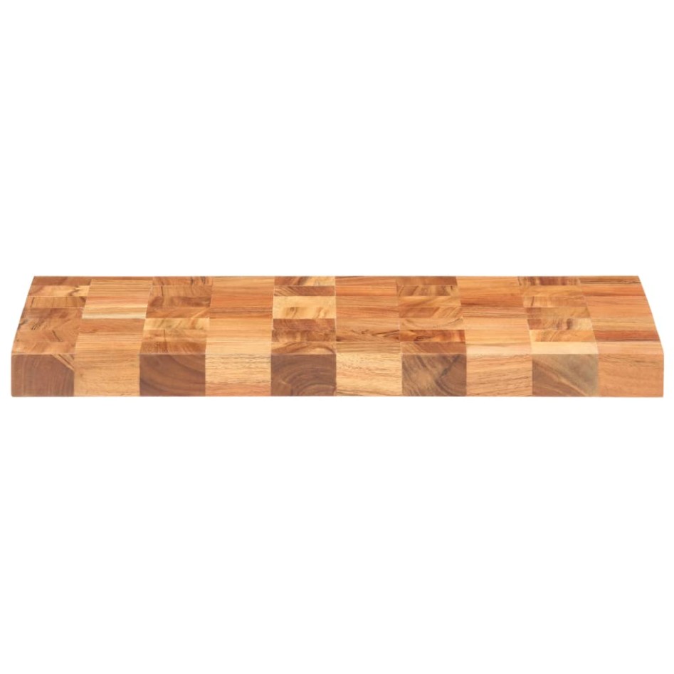 Tabla de cortar de madera maciza de acacia 50x34x3,8