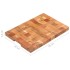 Tabla de cortar de madera maciza de acacia 50x34x3,8