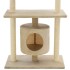 Rascador para gatos con postes rascadores de sisal 95 cm