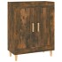 Aparador madera contrachapada color roble ahumado 69,5x34x90