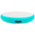 Esterilla inflable de gimnasia y bomba PVC verde 100x100x20