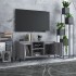 Mueble de TV con patas de metal gris Sonoma 103,5x35x50