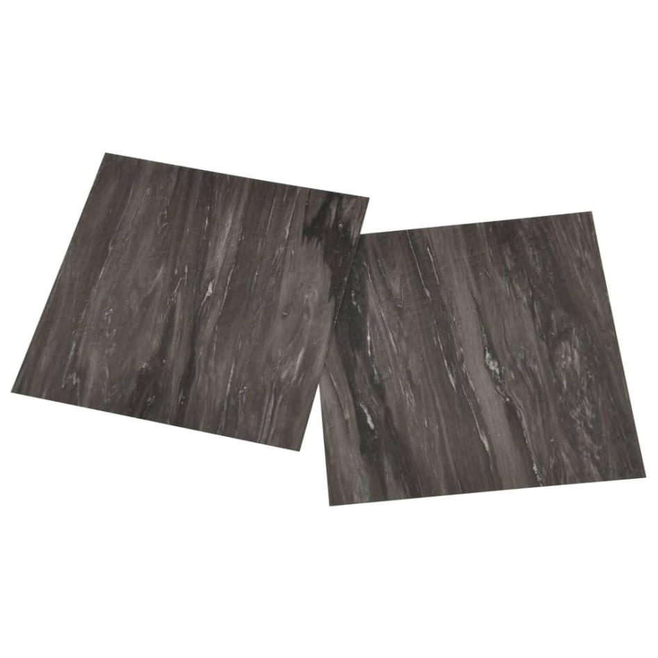Lamas para suelo autoadhesivas 55 uds PVC gris oscuro 5,11
