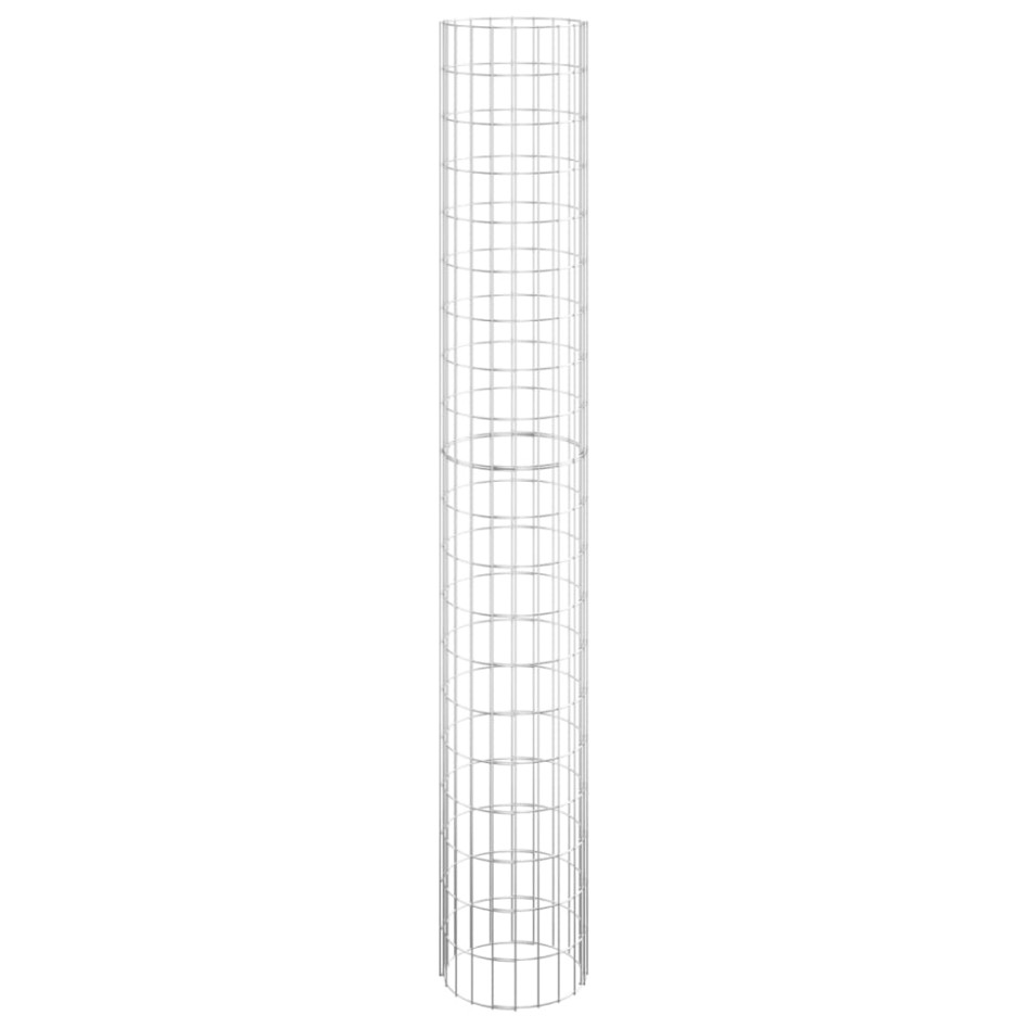 Poste circular de gaviones acero galvanizado Ø30x200