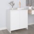 Aparador de madera contrachapada blanco 70x41x75